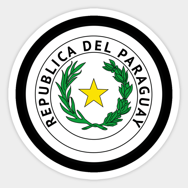 Paraguay Sticker by Wickedcartoons